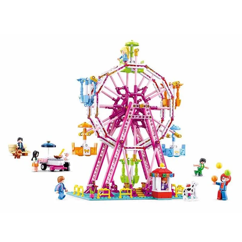 Sky Wheel (Girl's Dream) bouwstenen set von Sluban – Produktfoto