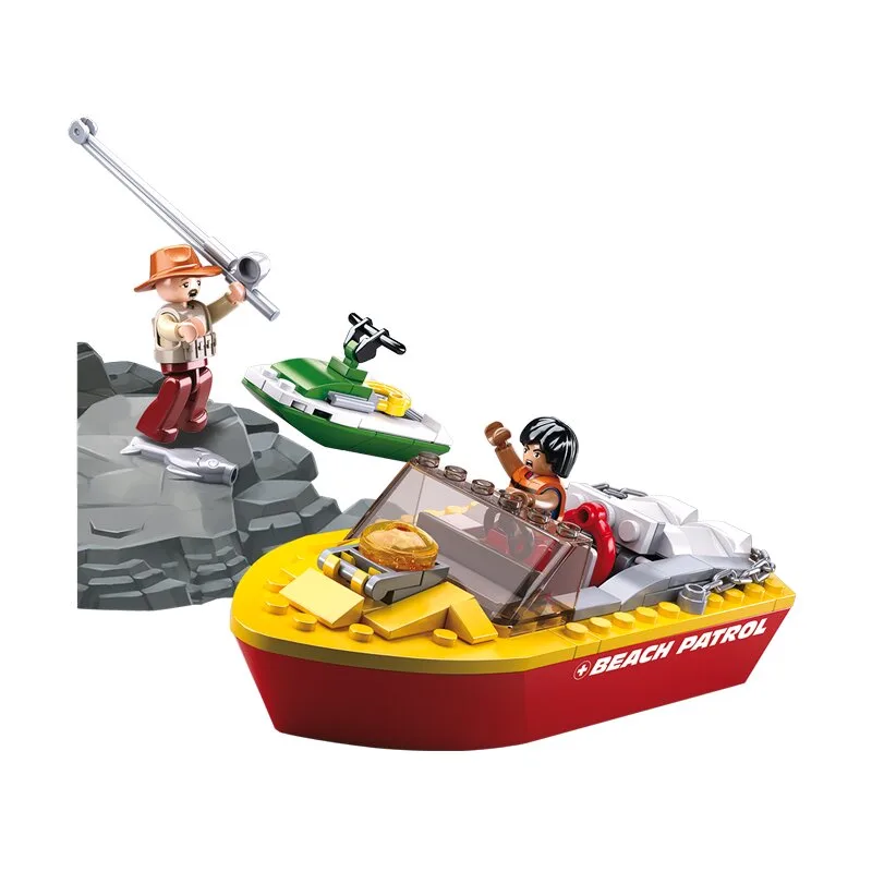Sport Boat bouwstenen set fra Sluban – produktbillede