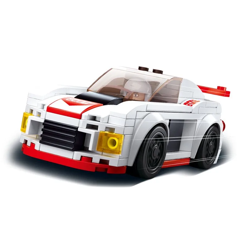 Sports Car Knight bouwstenen set (M38-B0633C) de Sluban – photo du produit