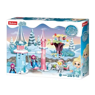 Contes D´hiver Jeu De Construction Du Château D´hiver 135 Pièces de Sluban – photo du produit 2 sur 5