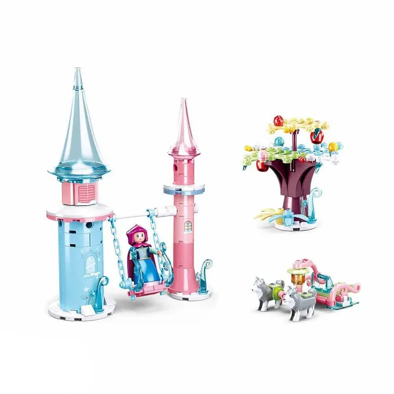 Contes D´hiver Jeu De Construction Du Château D´hiver 135 Pièces de Sluban – photo du produit 1 sur 5