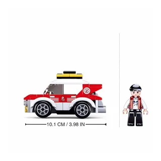 Stad Ambulance Bouwspel 88 Stukken de Sluban – photo du produit 3 sur 5