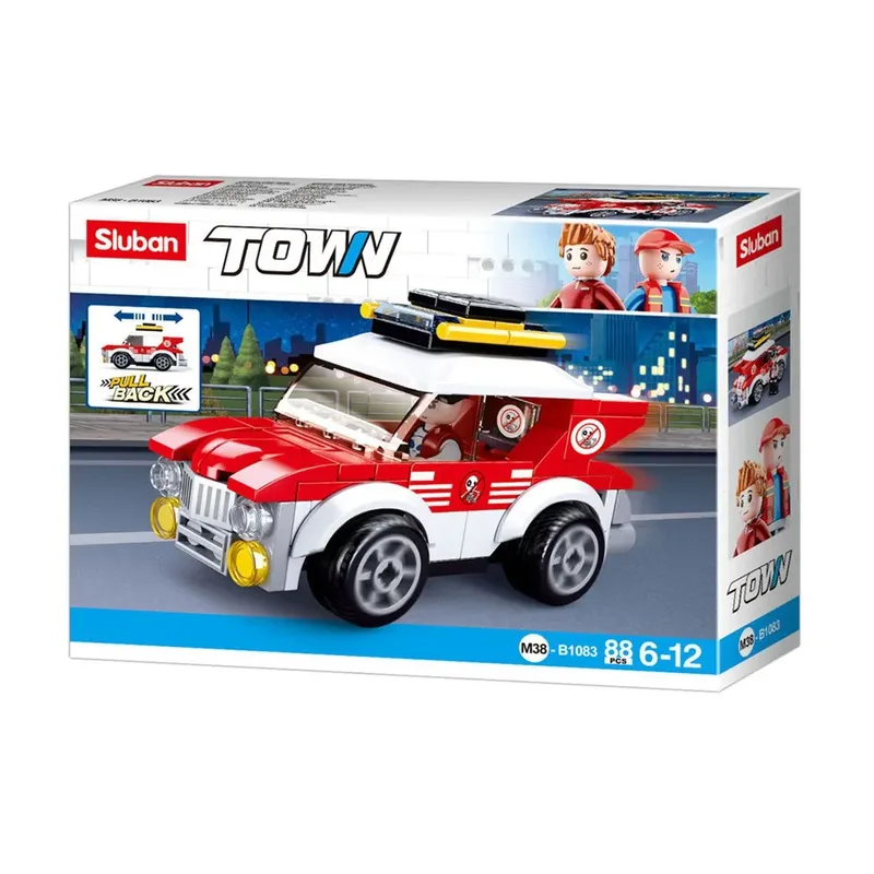 Stad Ambulance Bouwspel 88 Stukken de Sluban – photo du produit 2 sur 5