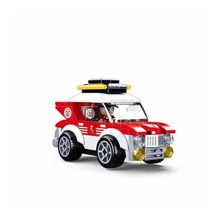 Stad Ambulance Bouwspel 88 Stukken de Sluban – photo du produit 5 sur 5