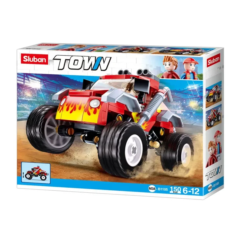 Stad Off Road Vehicle Construction Game 150 Stukken de Sluban – photo du produit 2 sur 5