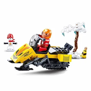 Stad Sneeuw Reddings Sneeuwscooter Bouwspel 115 Stukken de Sluban – photo du produit 1 sur 4