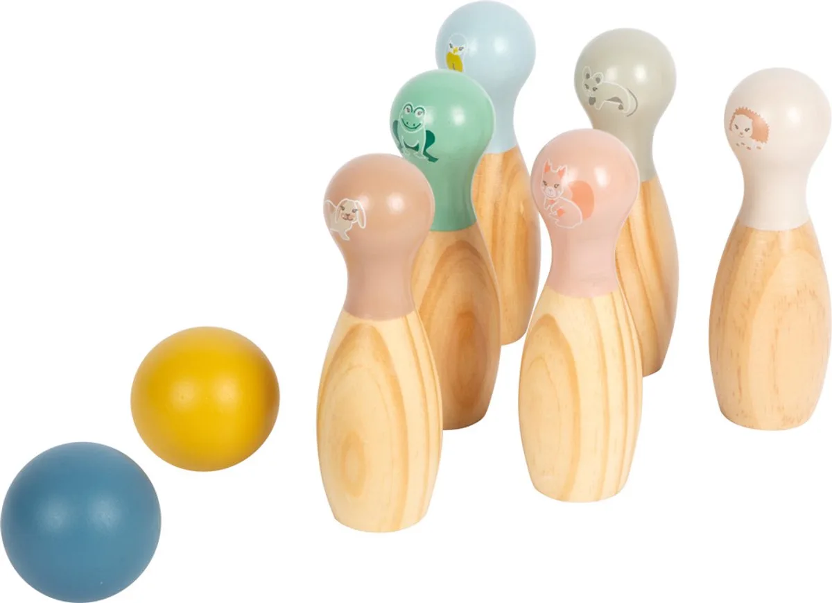 Bowlingspel Garden Buddies - 8dlg. från small foot i Flerfärgad – produktbild