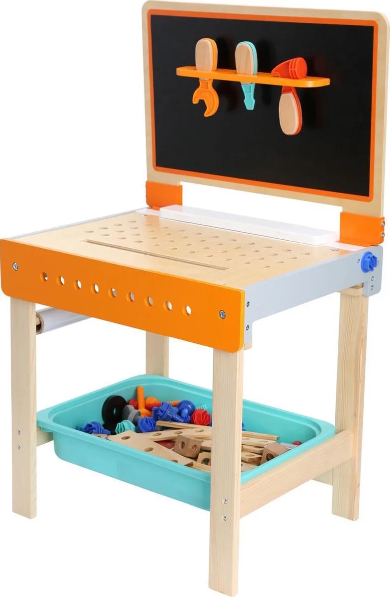 Children's Workbench with Drawing Table de small foot en Blanc – photo du produit