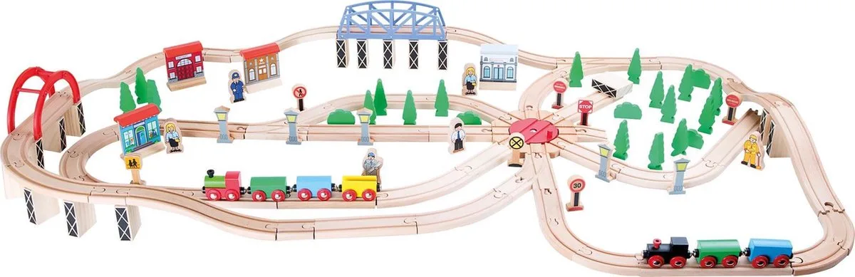 Commuter Traffic Train Set de small foot en Multicolore – photo du produit
