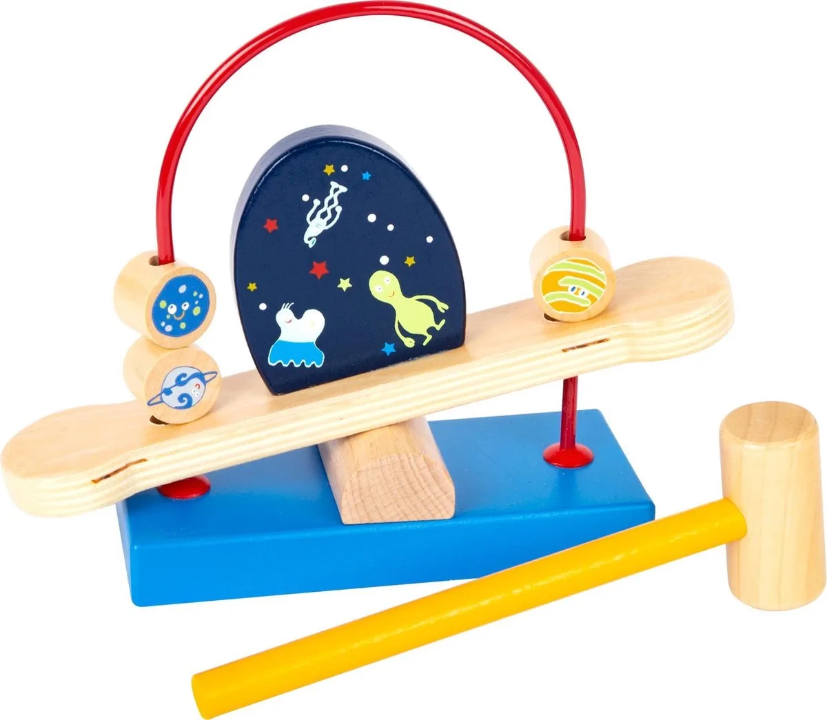 Hamerbank Space Hout Junior 20 Cm 2-delig by small foot in White – product photo