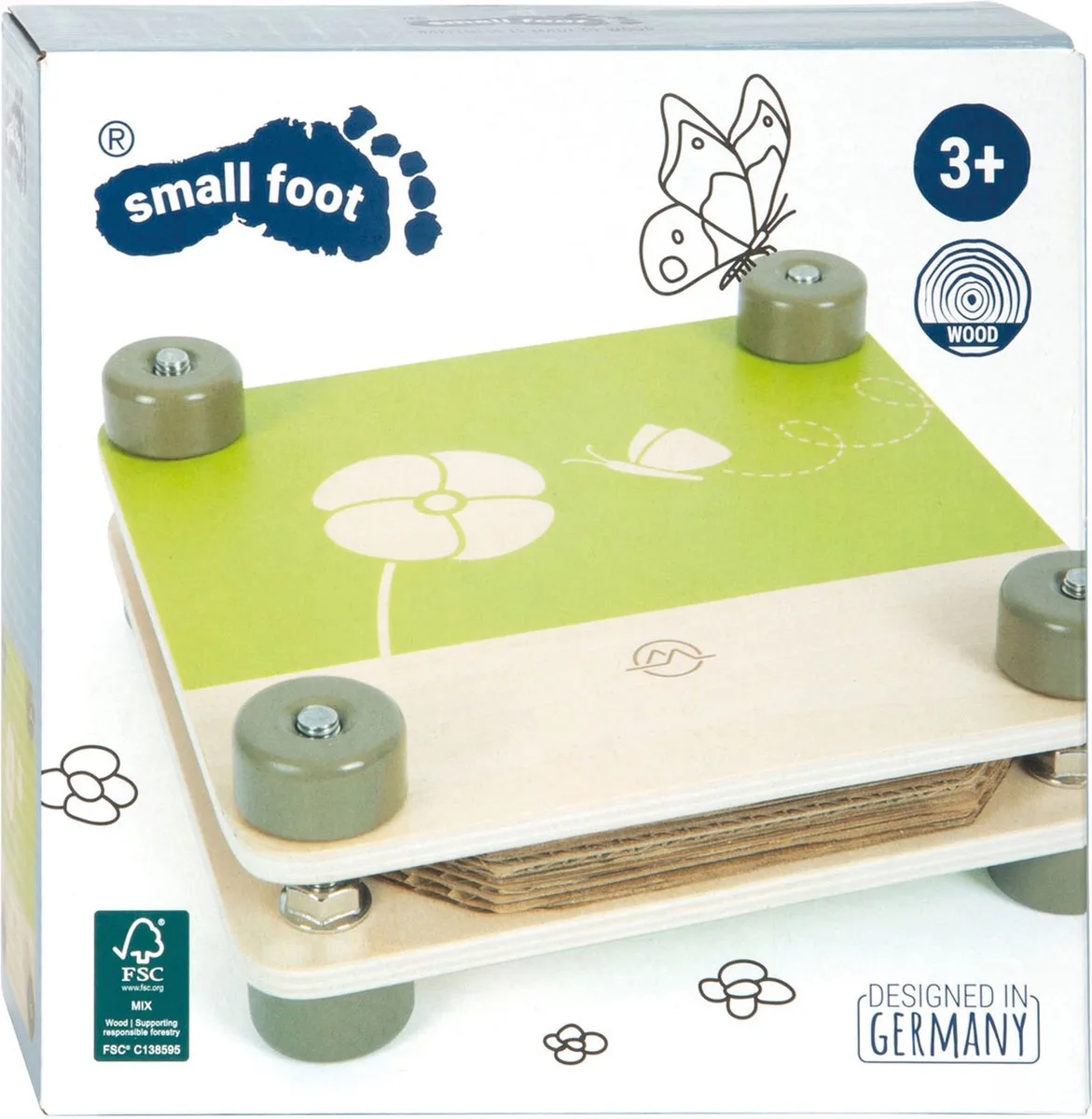 Wooden Flower Press Discover von small foot in Mehrfarbig – Produktfoto