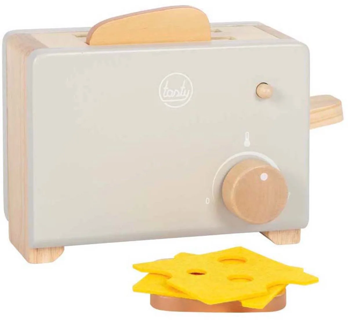 Kinder-Toaster Toaster-Set, grau tasty von small foot in Mehrfarbig – Produktfoto