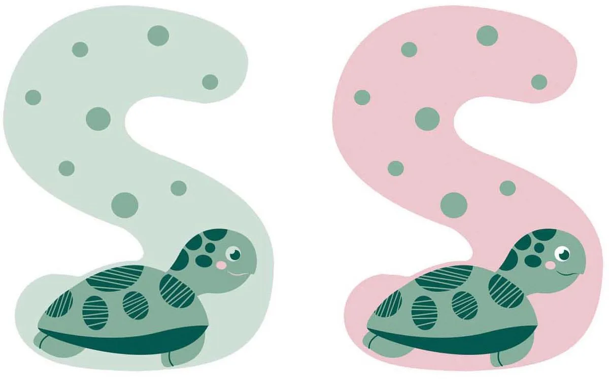 Houten Dieren Kinderletter - S de small foot en Multicolore – photo du produit