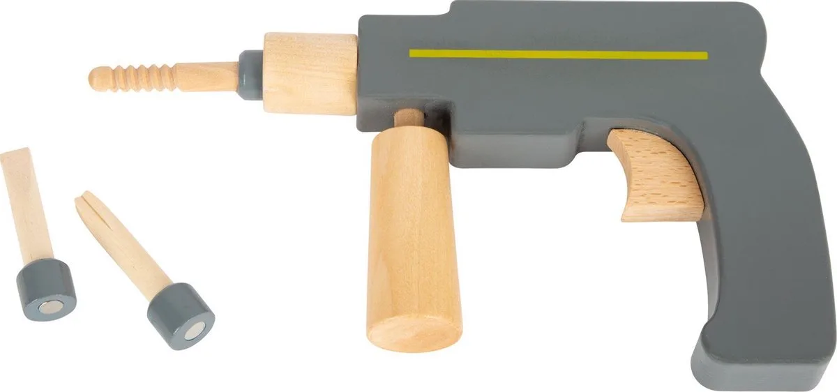 Houten Gereedschapskoffer Miniwob, 44dlg by small foot in Beige – product photo
