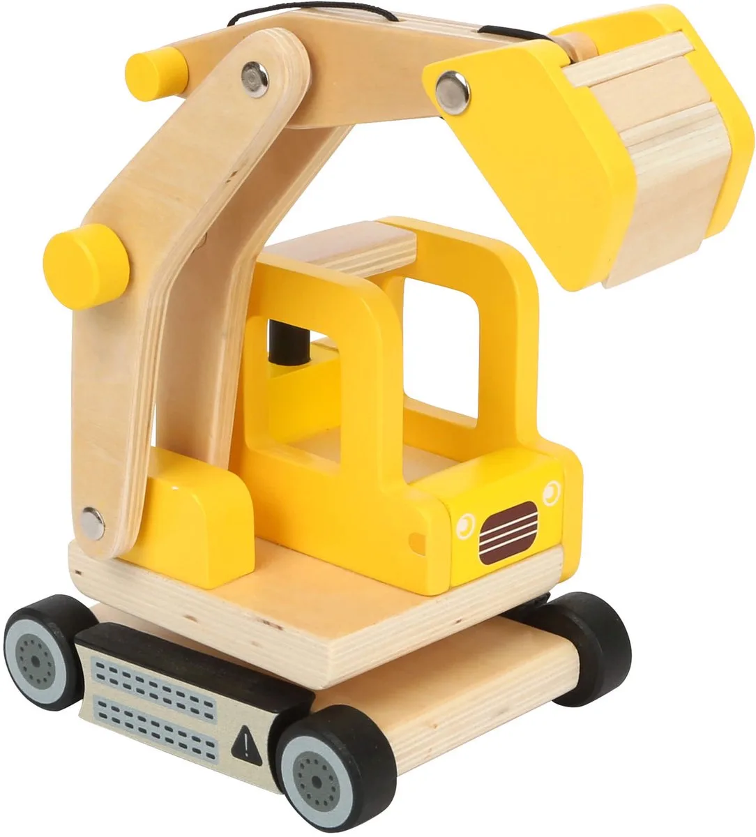 Houten Graafmachine de small foot en Jaune – photo du produit