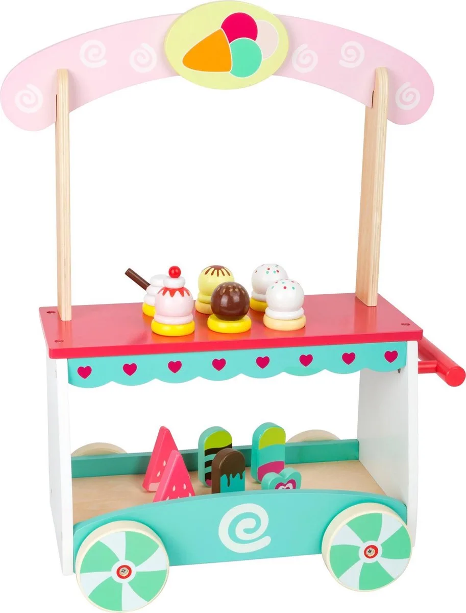 Houten IJscokar met Accessoires från small foot i Hout – produktbild