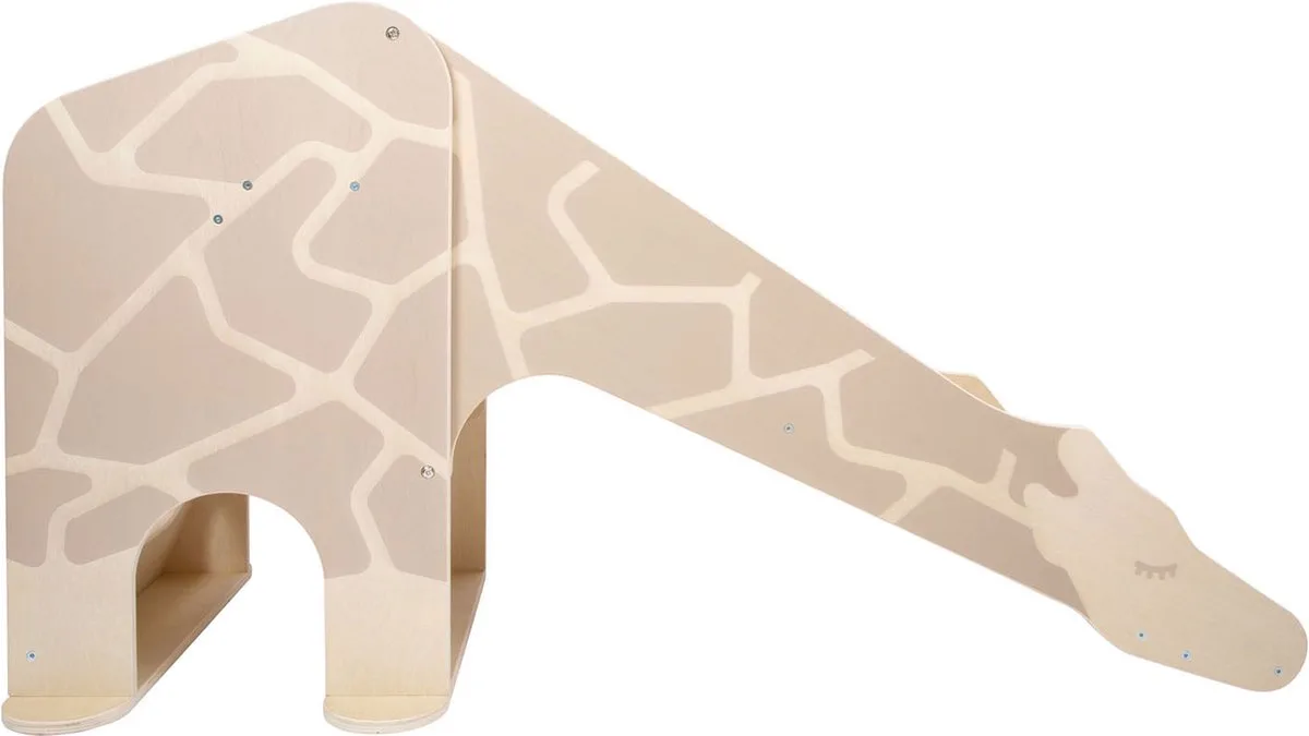 Houten Indoor Glijbaan Giraffe Wildlife de small foot en Hout – photo du produit