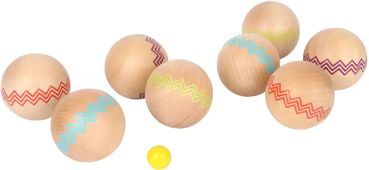Houten Jeu de Boules, 9dlg. von small foot – Produktfoto