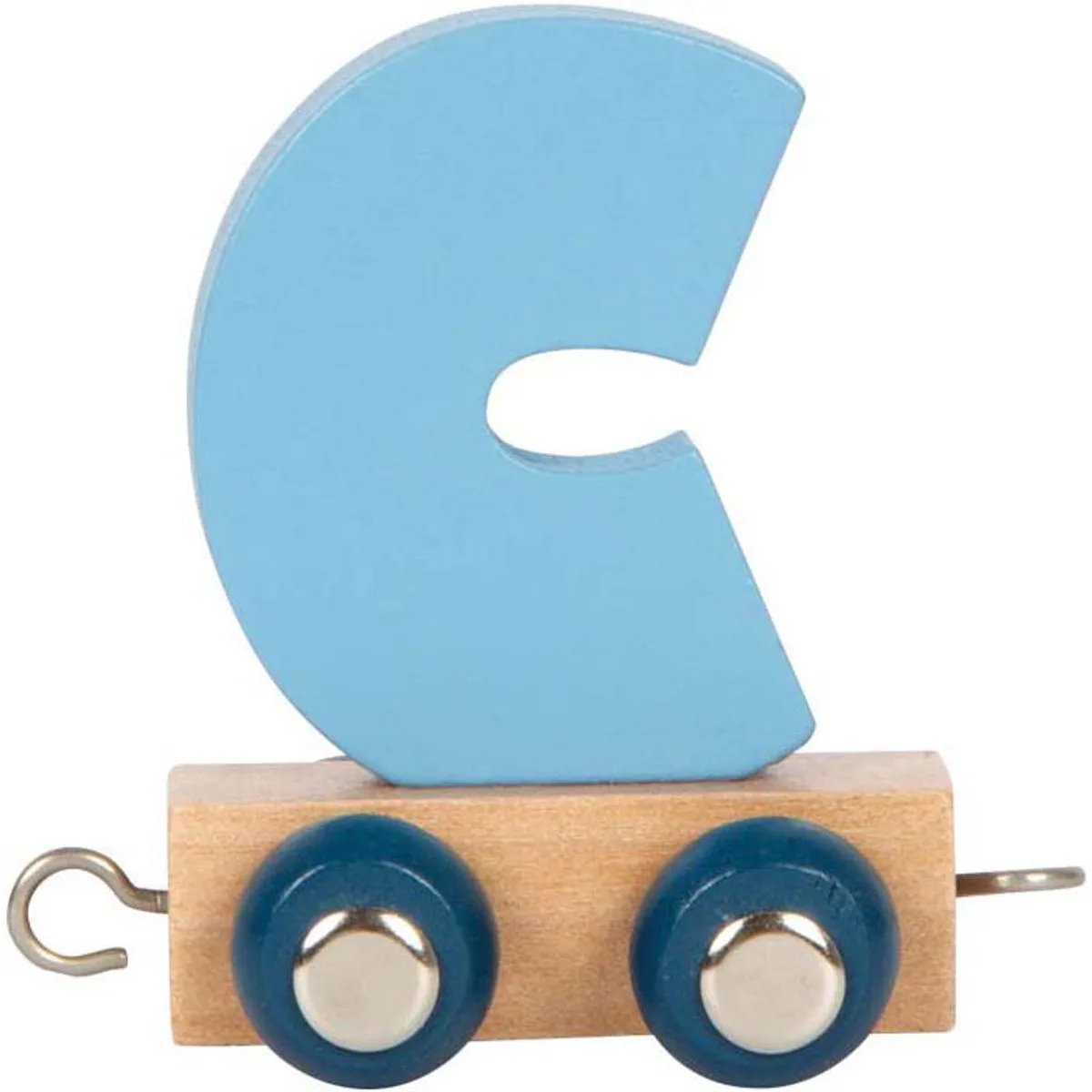Houten Lettertrein Polar - C de small foot en Multicolore – photo du produit