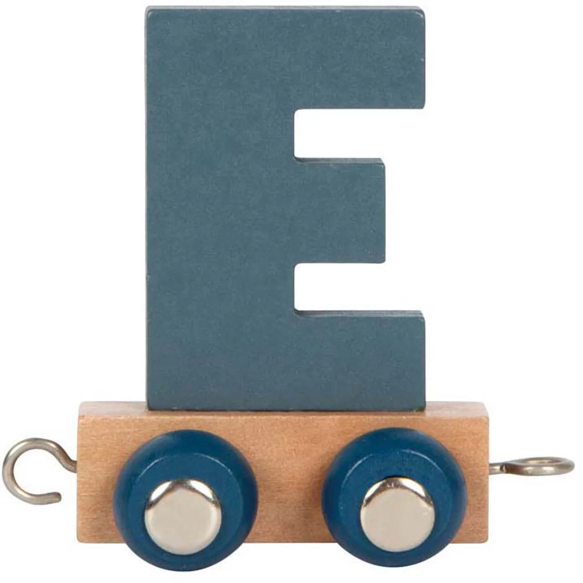 Houten Lettertrein Polar - E van small foot in Meerkleurig – productfoto