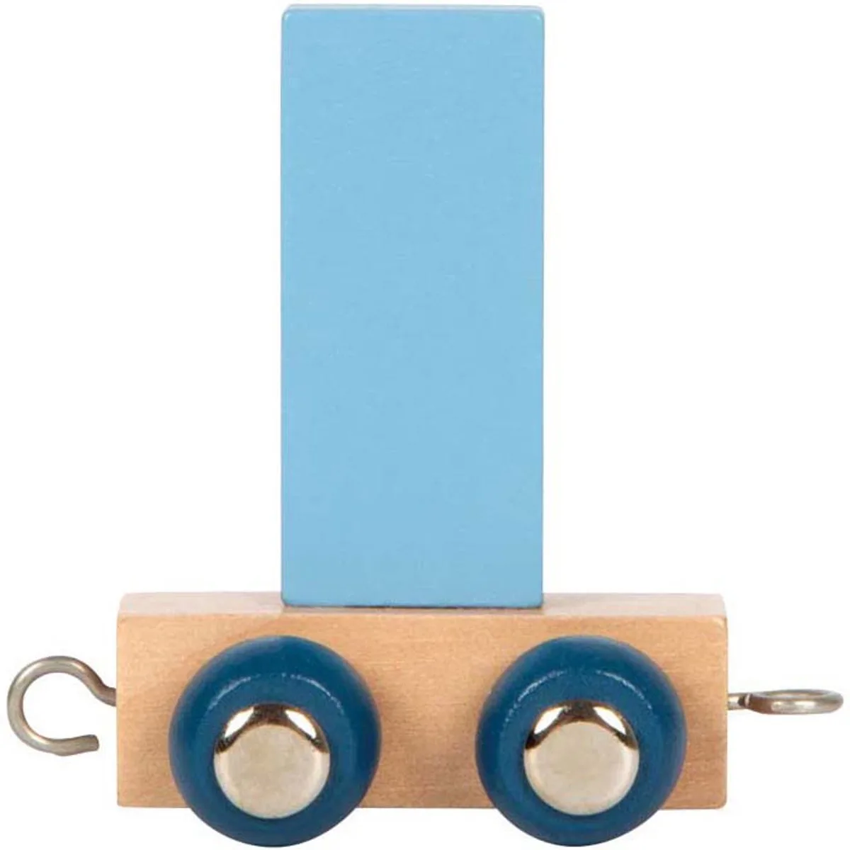 Houten Lettertrein Polar - I van small foot in Meerkleurig – productfoto