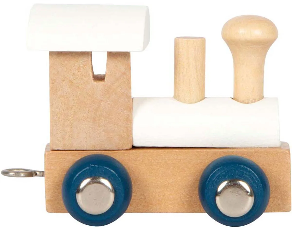Houten Lettertrein Polar - Locomotief - 12 de small foot en Blanc – photo du produit