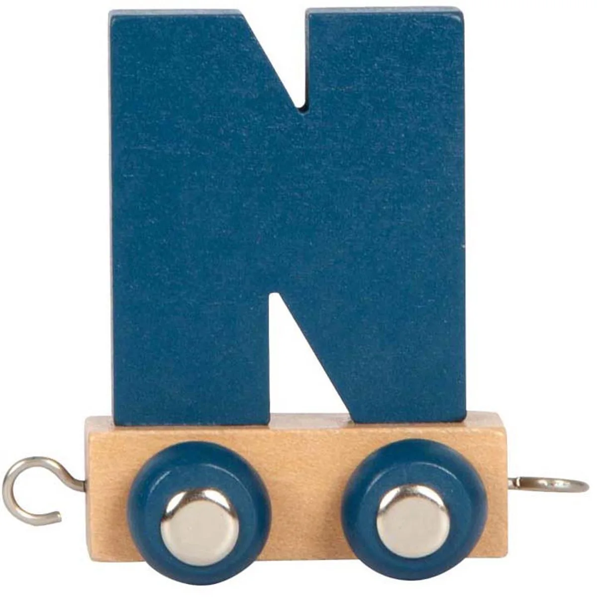 Houten Lettertrein Polar - N van small foot in Meerkleurig – productfoto