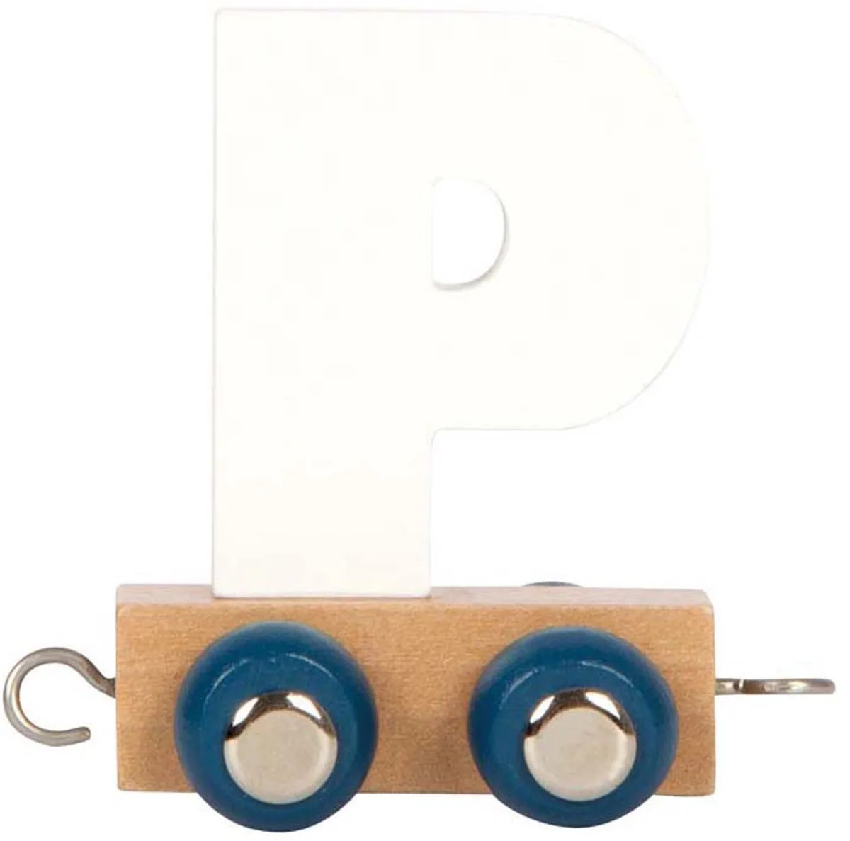 Houten Lettertrein Polar - P de small foot en Multicolore – photo du produit