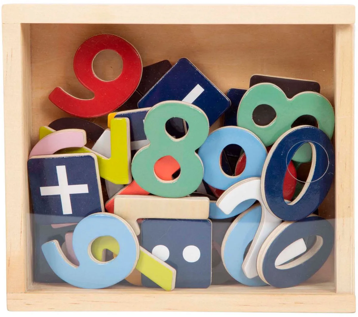 Houten Magnetische Cijfers Kleur. 37dlg. von small foot in Mehrfarbig – Produktfoto