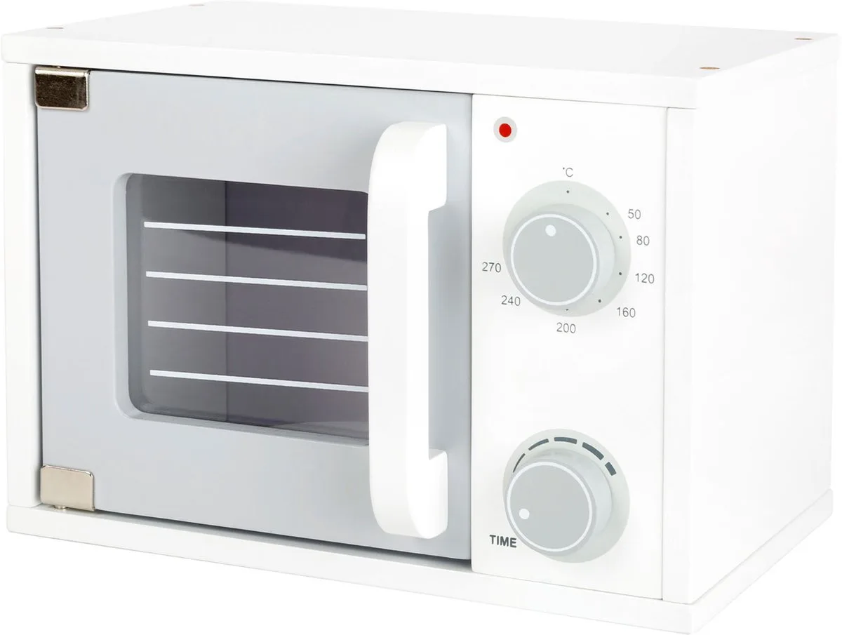 Houten Magnetron van small foot in Wit – productfoto