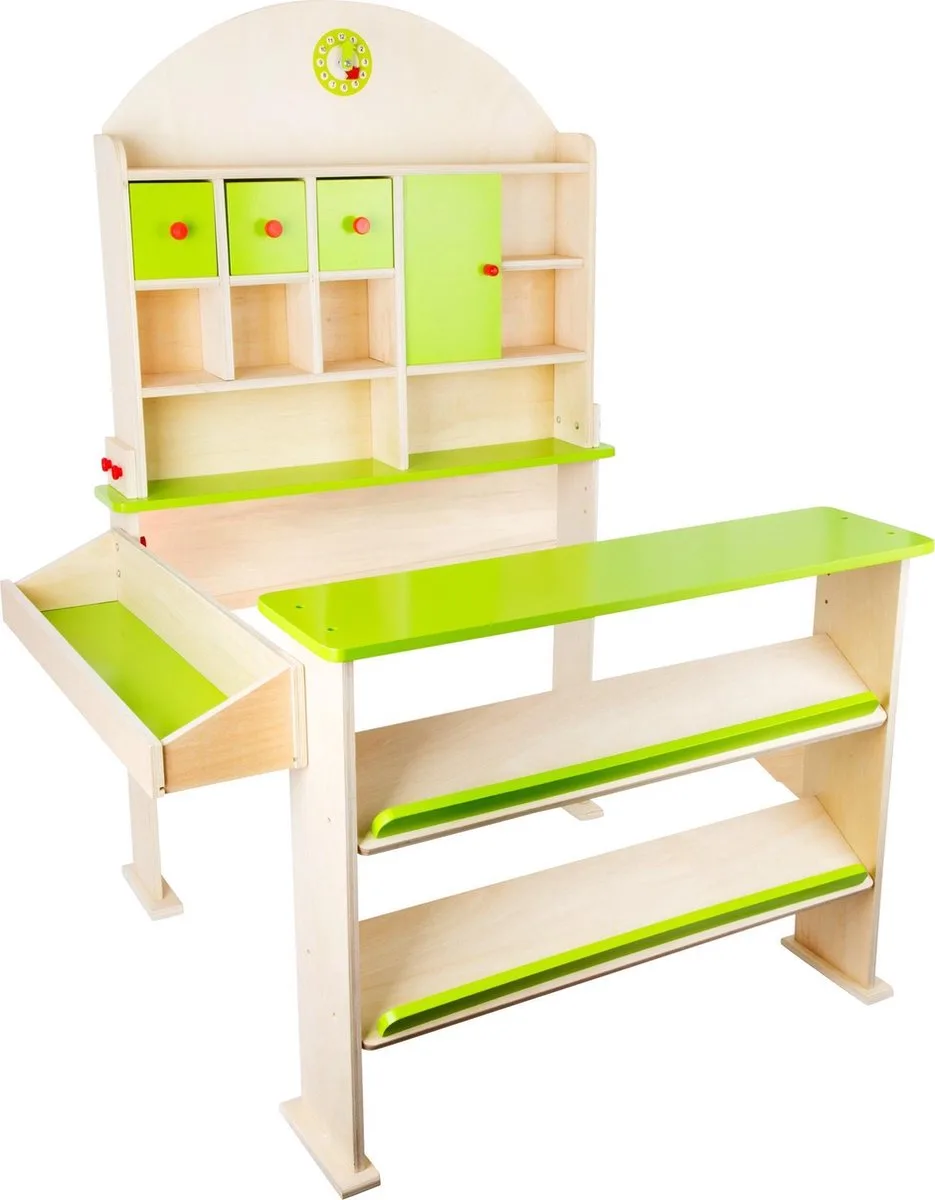 Houten Markt en Winkelkraam van small foot in Meerkleurig – productfoto