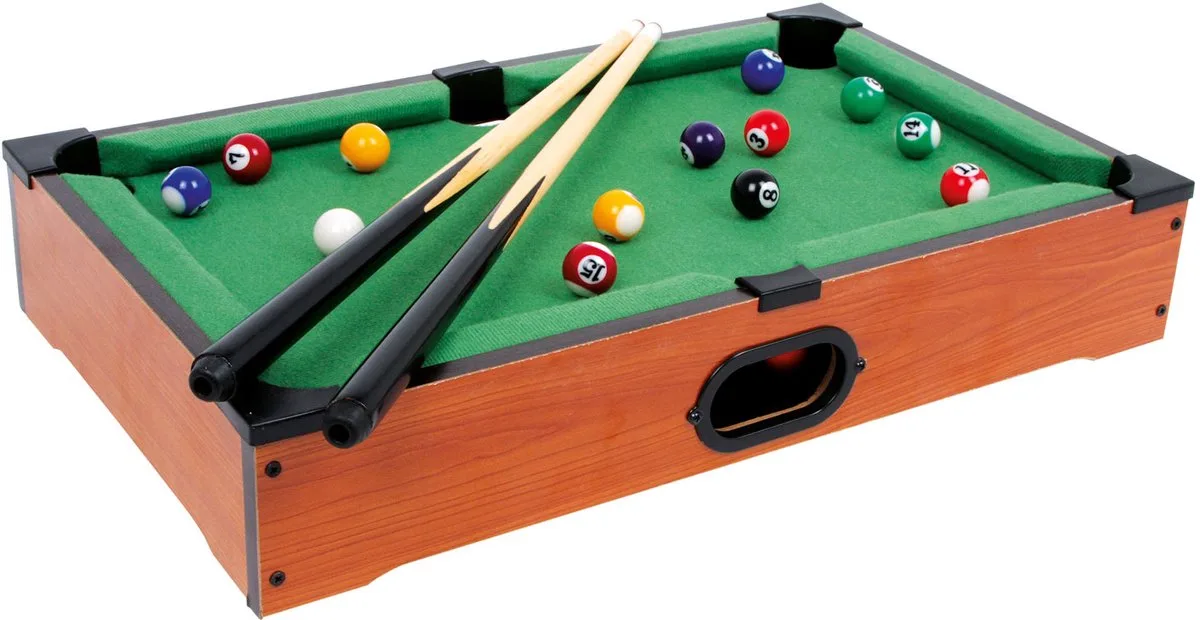 Wooden Mini Table Billiard Small von small foot in Mehrfarbig – Produktfoto