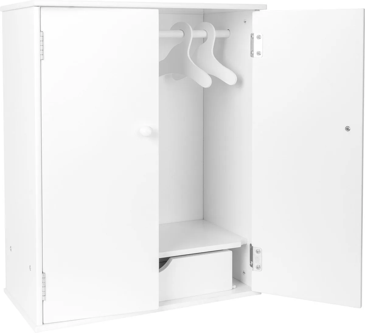 Houten Poppen Kledingkast 53 Cm von small foot in Weiß – Produktfoto