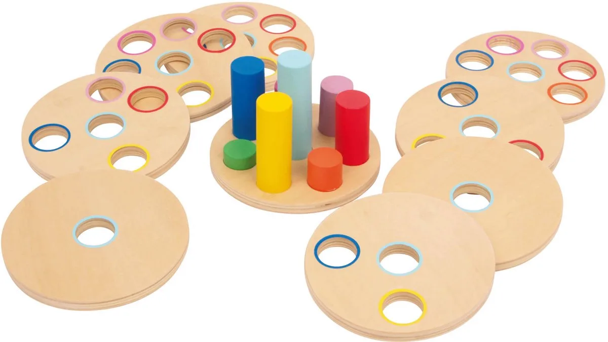 Houten Stapelspel Logisteck Educatief, 9dlg. de small foot en Hout – photo du produit