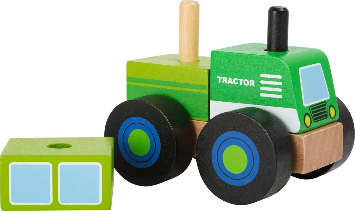 Houten traktor de small foot en Multicolore – photo du produit