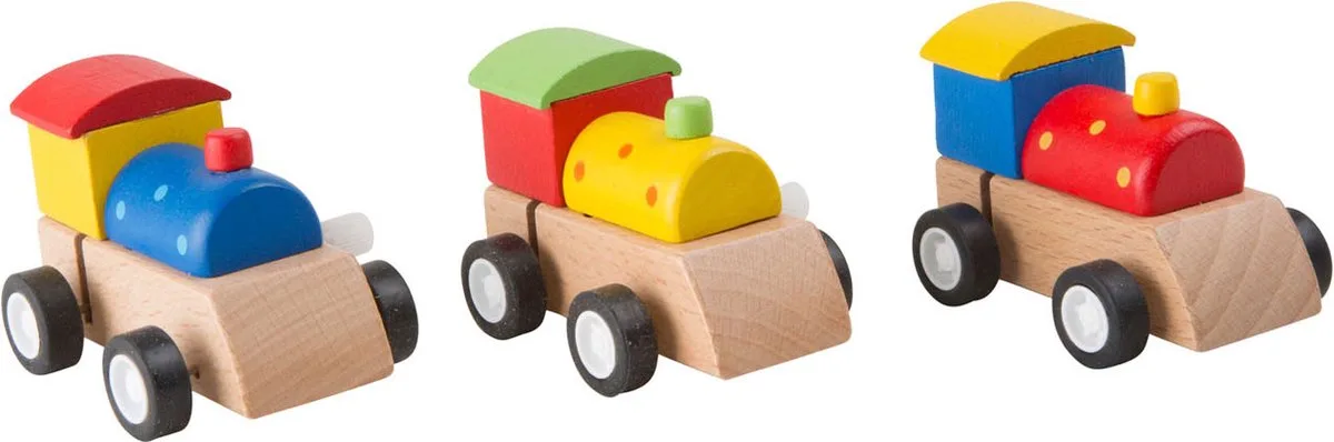 Houten Trein Opwindbaar, per stuk de small foot en Universeel – photo du produit