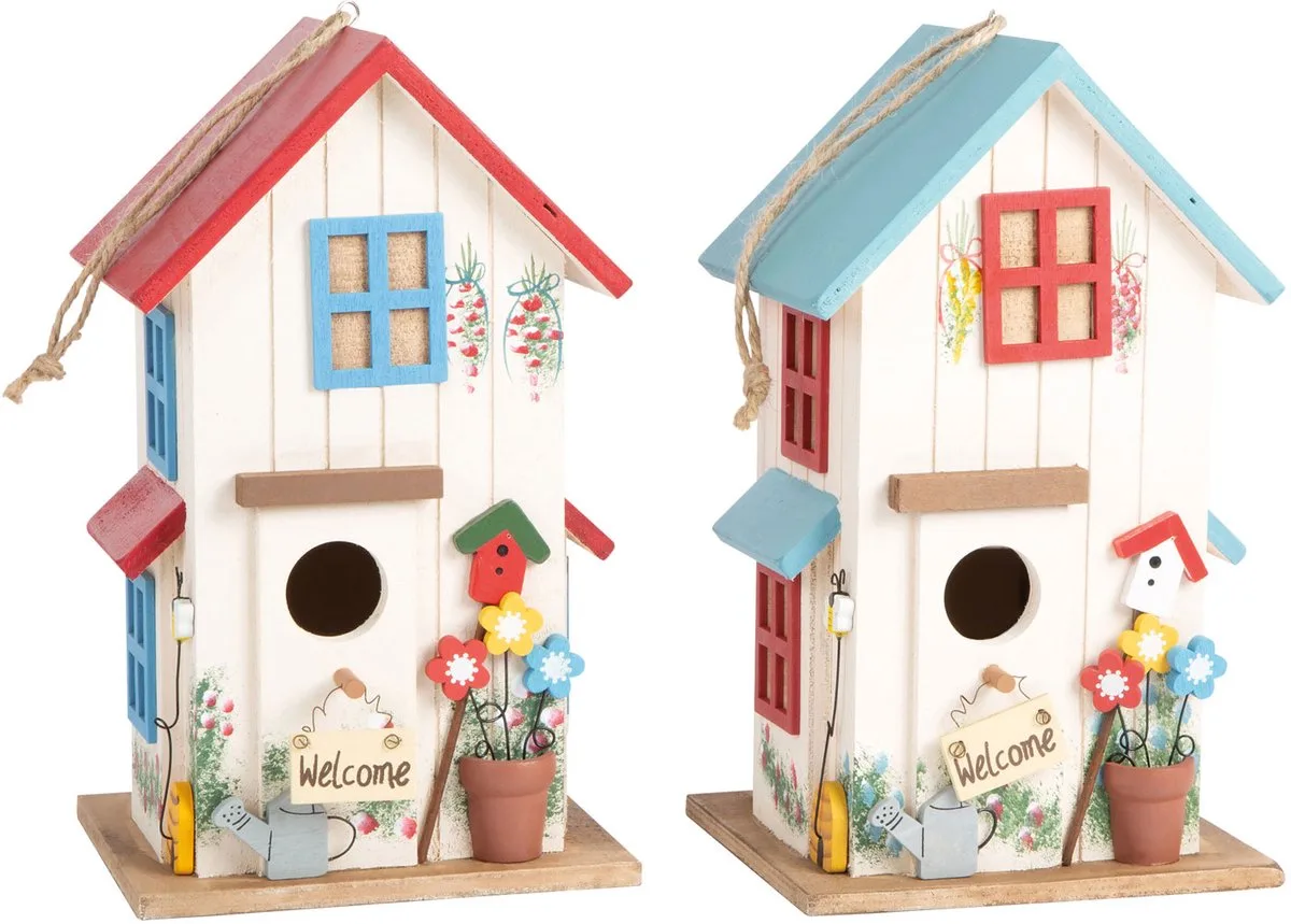 Wooden Birdhouse Villa Villekulla von small foot in Mehrfarbig – Produktfoto