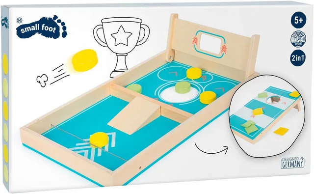 Cornhole und Sling Puck Spiel, Active von small foot in Mehrfarbig – Produktfoto 3 von 5