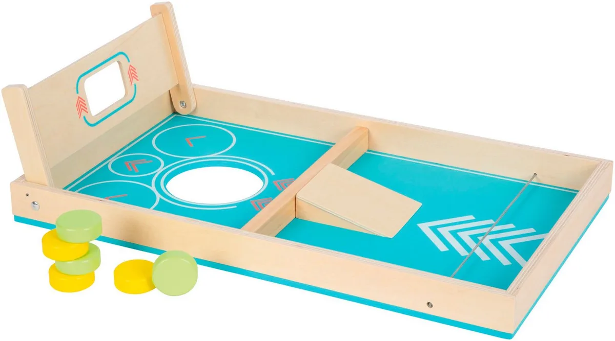 Cornhole und Sling Puck Spiel, Active von small foot in Mehrfarbig – Produktfoto 2 von 5