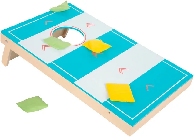 Cornhole und Sling Puck Spiel, Active von small foot in Mehrfarbig – Produktfoto 4 von 5