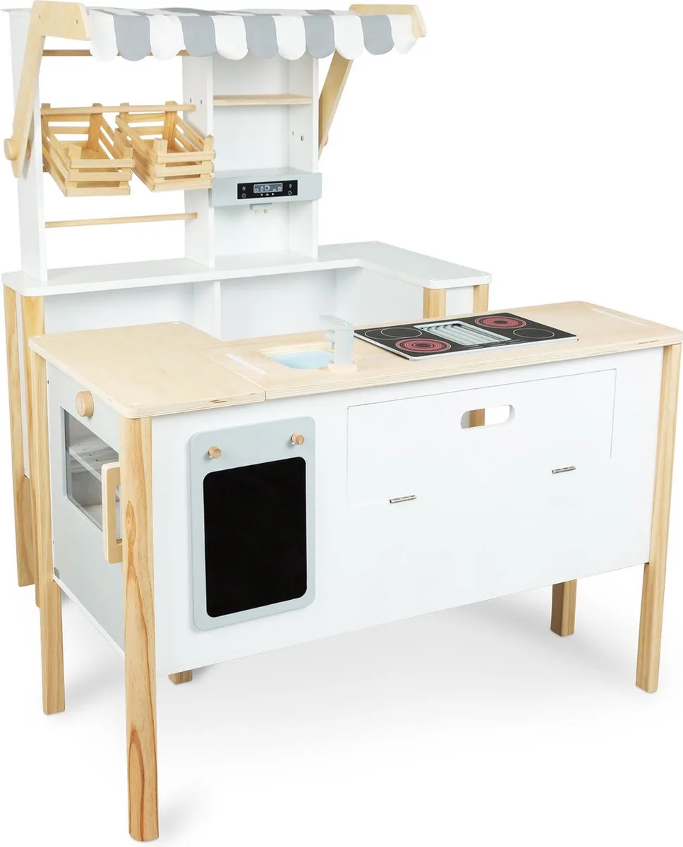 Kaufladen und Kinderküche fresh von small foot in Mehrfarbig – Produktfoto