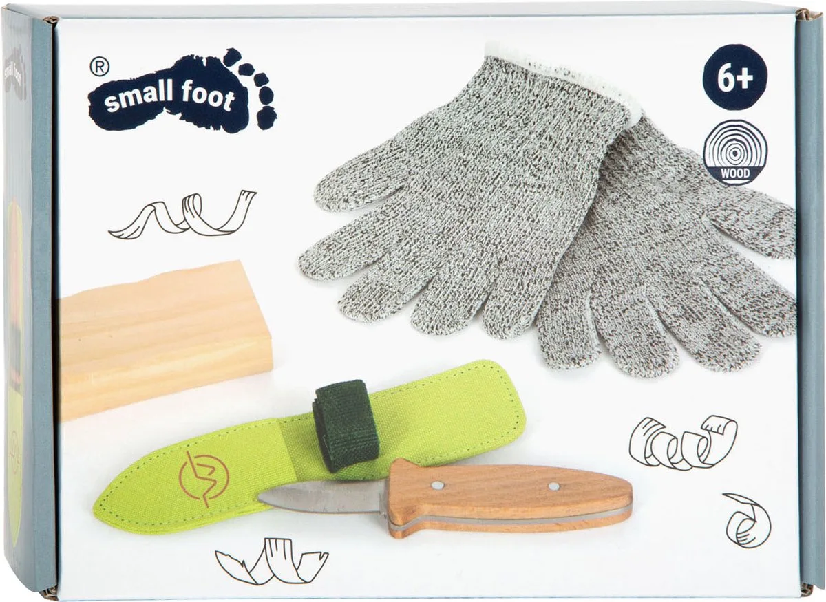 Houtsnijden en Bewerken Ontdekset, 5dlg. de small foot en Multicolore – photo du produit
