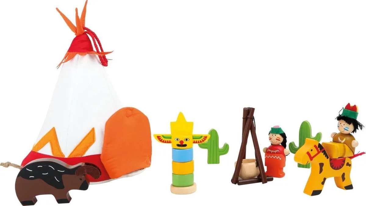 Indianen Spelset van small foot in Meerkleurig – productfoto