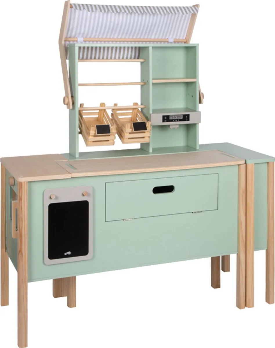 Kaufladen und Kinderküche fresh von small foot in Mehrfarbig – Produktfoto