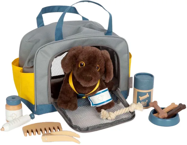 Knuffel met Draagtas en Verzorgingsset