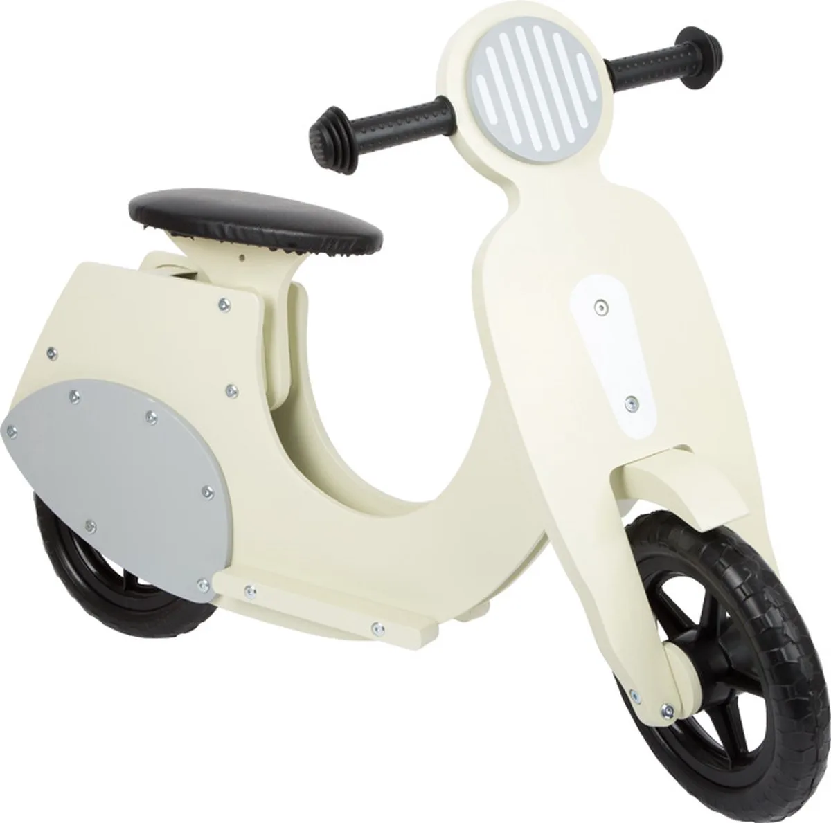 Loopfiets - Bella Italia Cream Scooter - Houten speelgoed vanaf 3 jaar de small foot en Beige – photo du produit