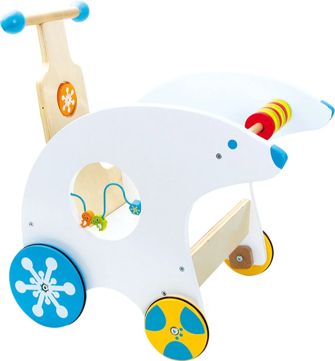 Loopwagen IJsbeer van small foot in Meerkleurig – productfoto