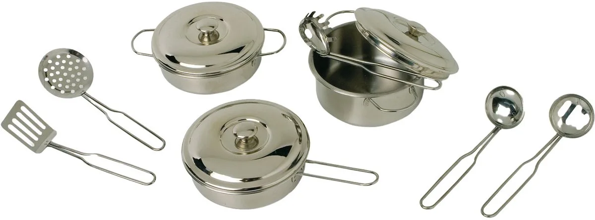 Metalen Pannenset, 11dlg de small foot en Multicolore – photo du produit