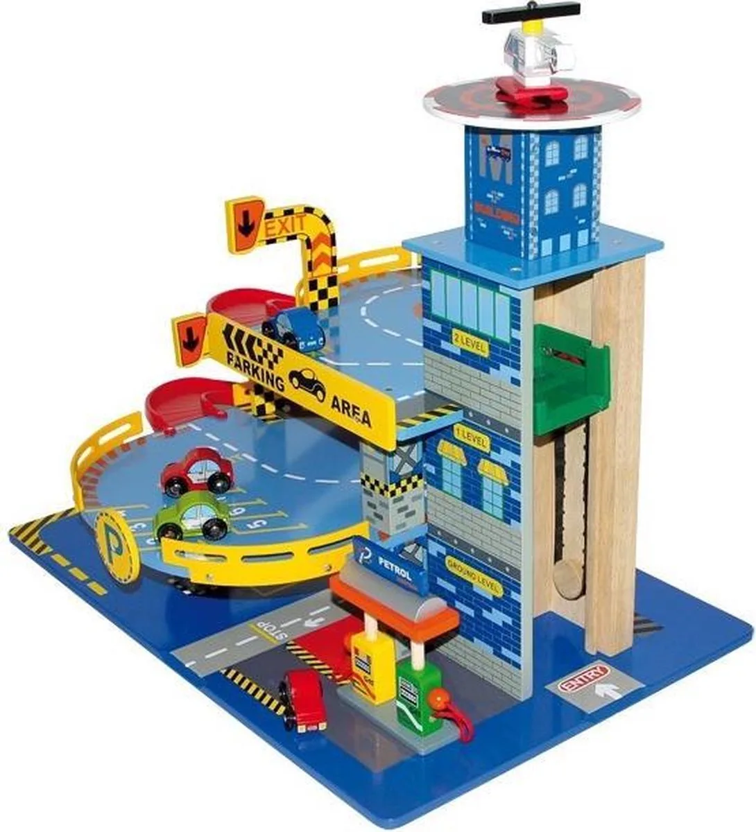 Parkeergarage metropool de small foot en Bleu – photo du produit