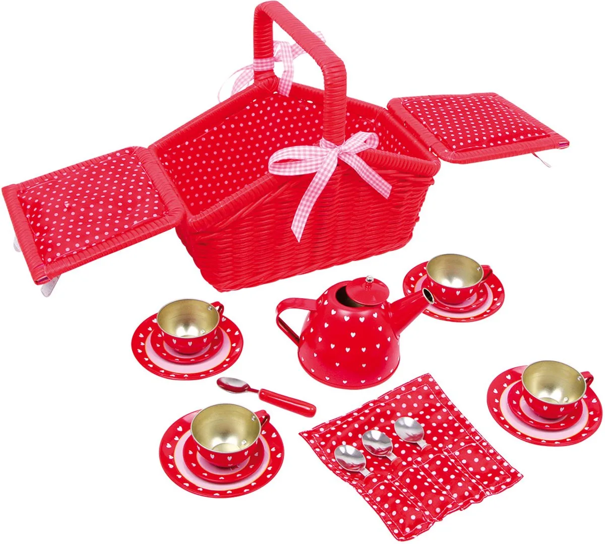 Picknickmand Sara by small foot in Red – product photo